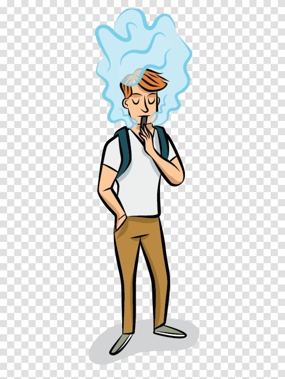 Vaping And Juuling A Trend On Fire, Person, Human, Standing Transparent Png