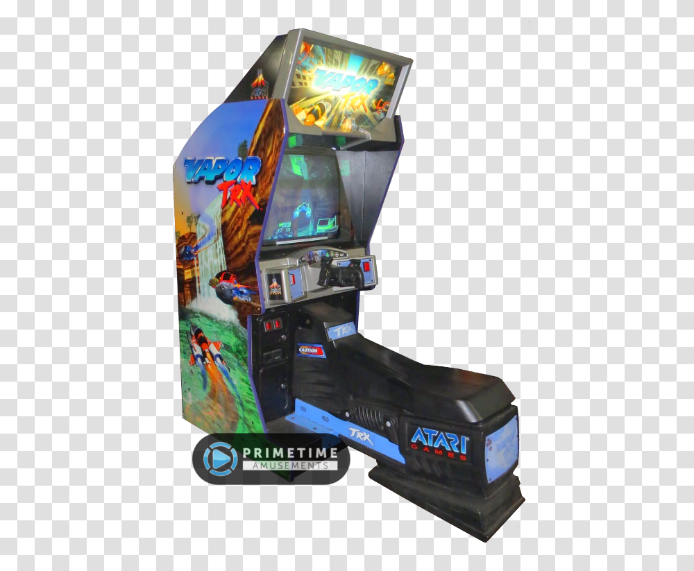 Vapor Trx Arcade Video Game By Atari Games Futuristic Arcade Racing Game, Arcade Game Machine, Video Gaming, Toy Transparent Png