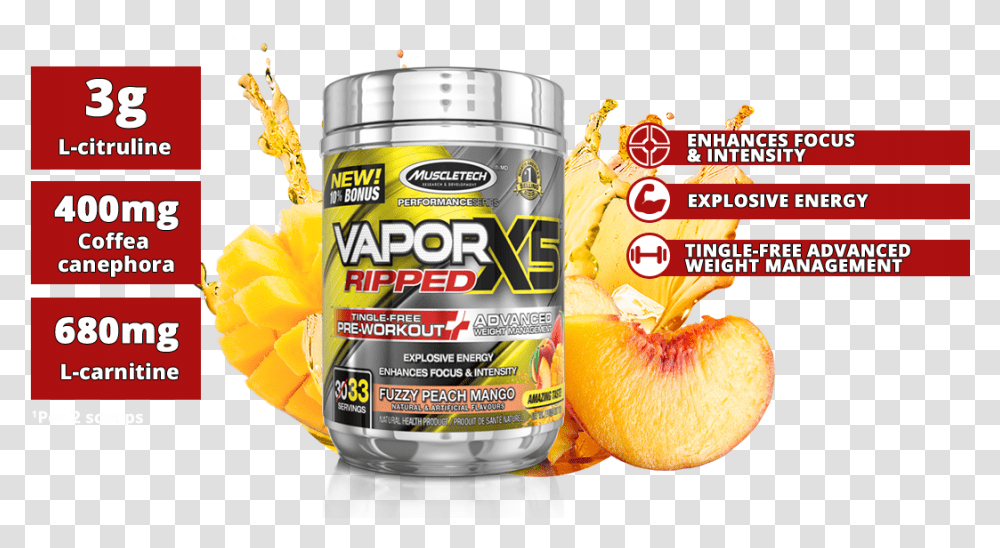 Vapor X5 Ripped Natural Foods, Plant, Fruit, Orange, Citrus Fruit Transparent Png