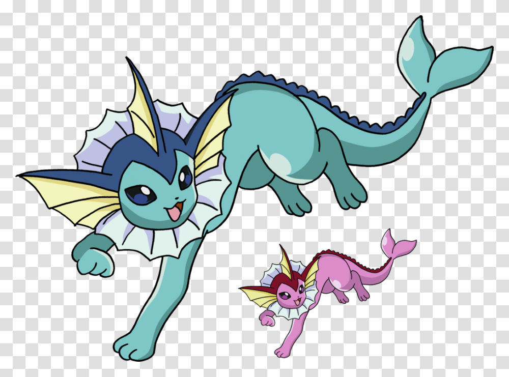 Vaporeon Art, Dragon Transparent Png