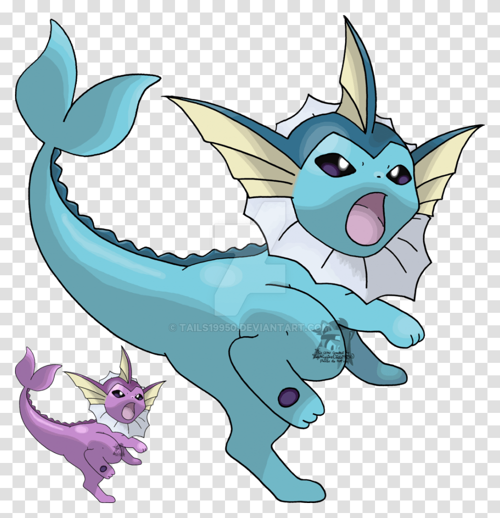 Vaporeon, Dragon, Cat, Pet, Mammal Transparent Png