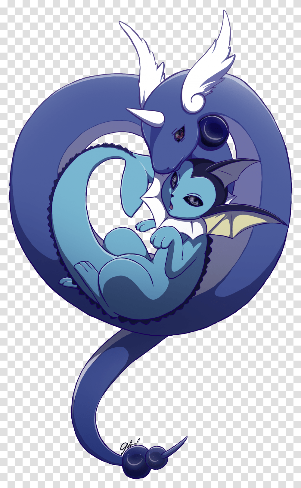 Vaporeon X Dragonair, Purple, Sphere Transparent Png