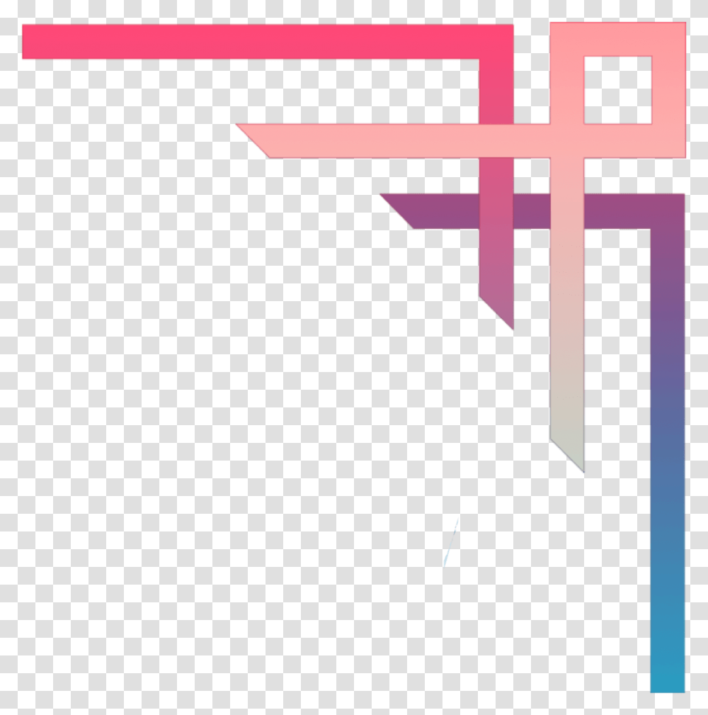 Vaporwave Aesthetic Border Clipart Aesthetic Border, Symbol, Text, Logo, Torii Transparent Png