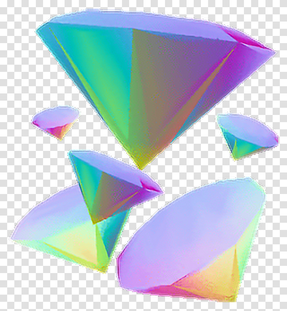 Vaporwave Aesthetic Holographic Holo Overlay Tumblr Triangle Aesthetic, Gemstone, Jewelry, Accessories, Accessory Transparent Png