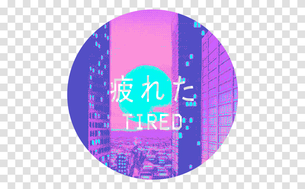 Vaporwave Design, Word, Purple, Advertisement Transparent Png