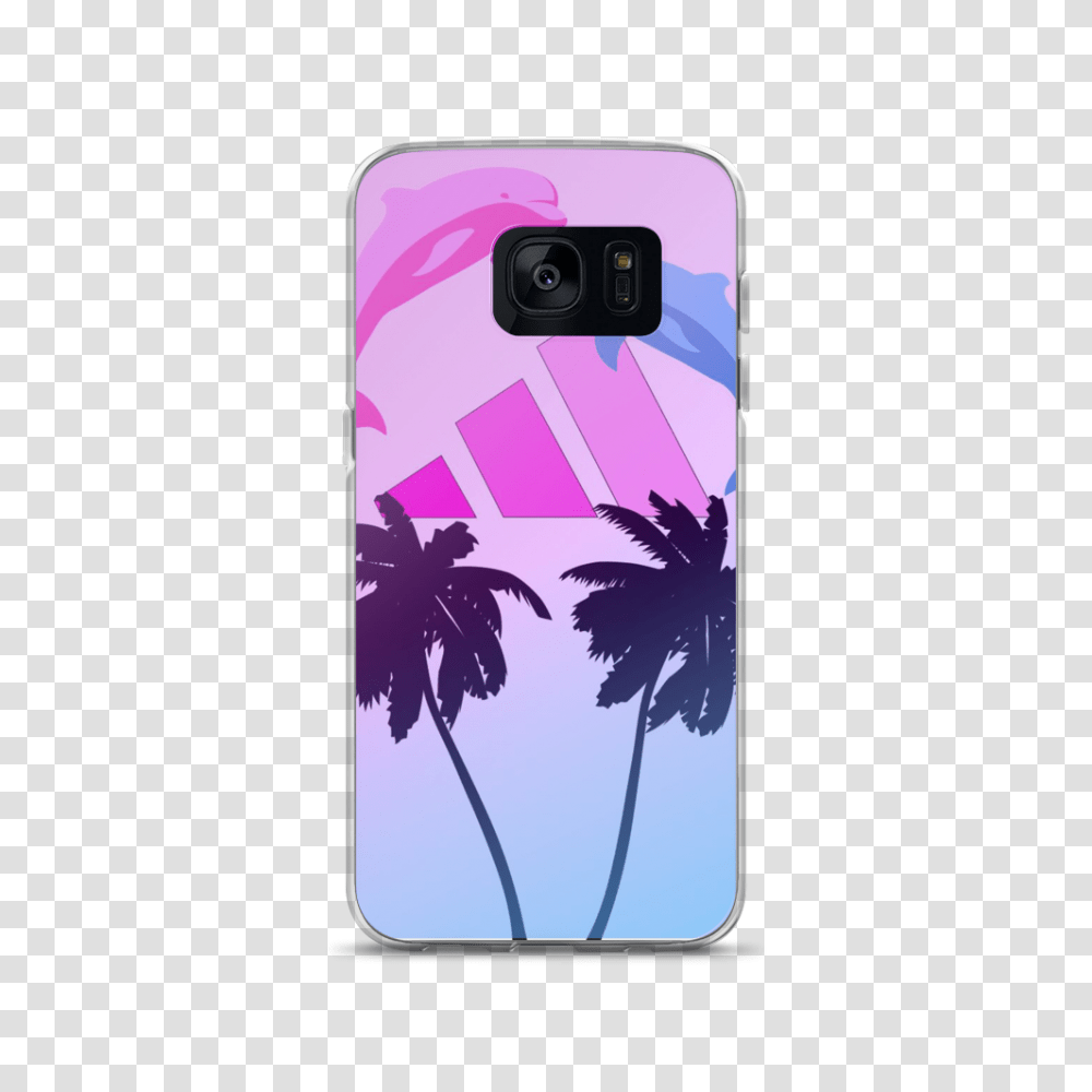 Vaporwave Dolphin Chill Samsung Case, Mobile Phone, Electronics, Cell Phone, Iphone Transparent Png