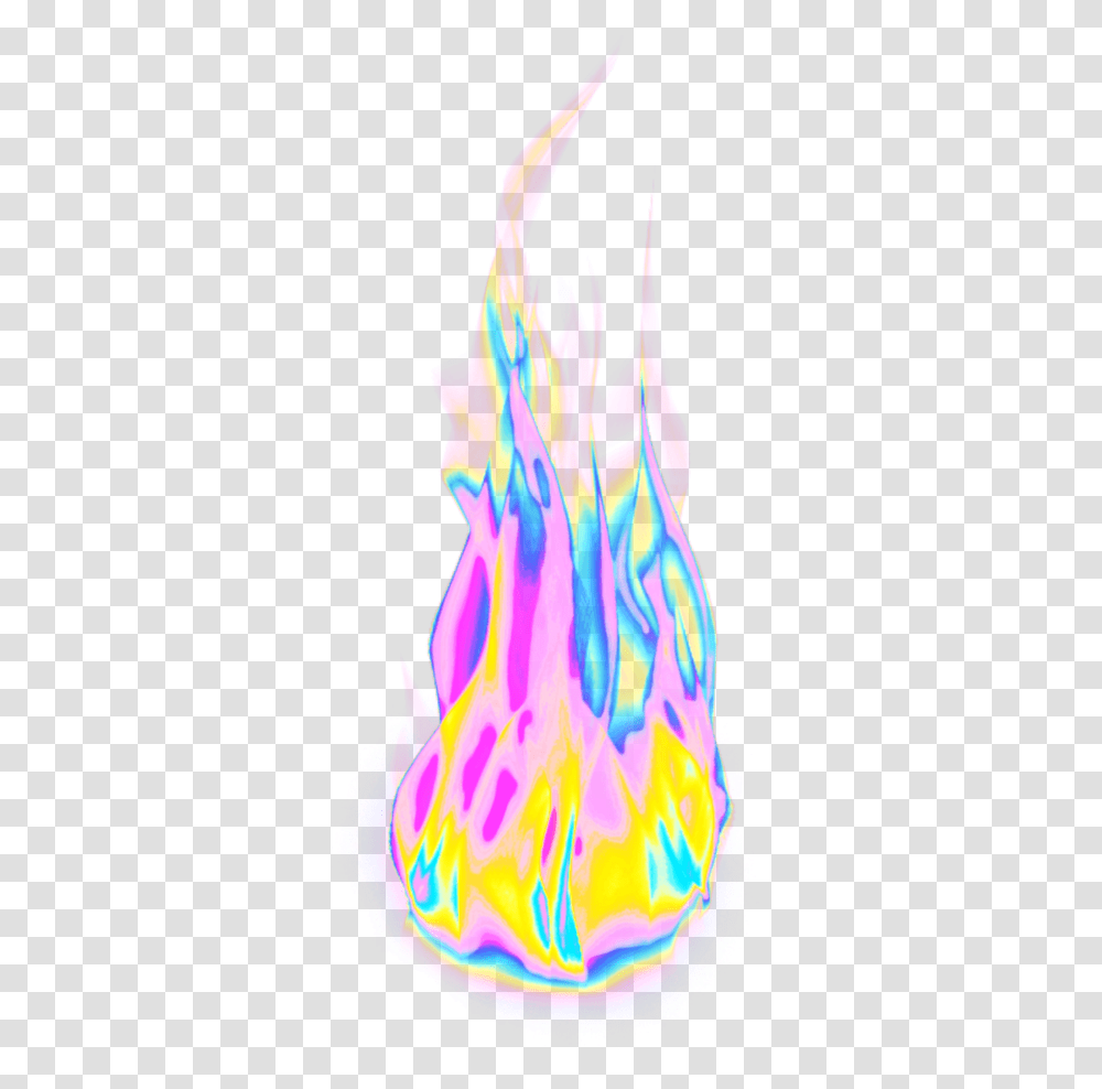 Vaporwave Fire Emoji, Apparel, Flame Transparent Png