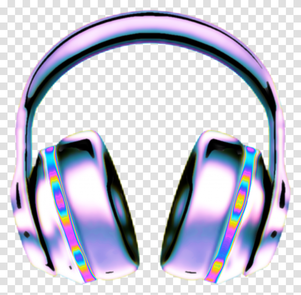 Vaporwave Headphones Transparent Png