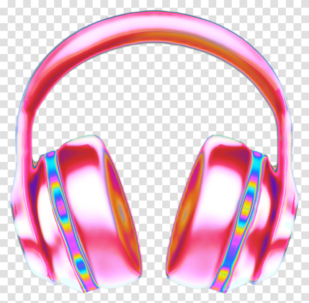 Vaporwave Headphones Transparent Png