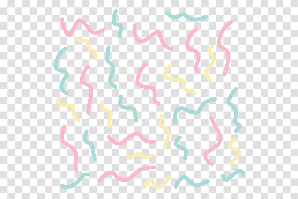 Vaporwave Neon Aesthetic, Confetti, Paper, Rug, Pattern Transparent Png