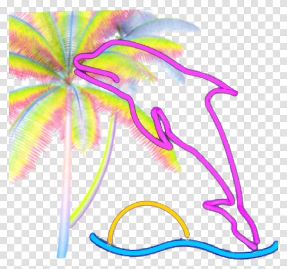 Vaporwave Palm Tree Aesthetic Vaporwave Palm Tree, Graphics, Art, Bird, Animal Transparent Png