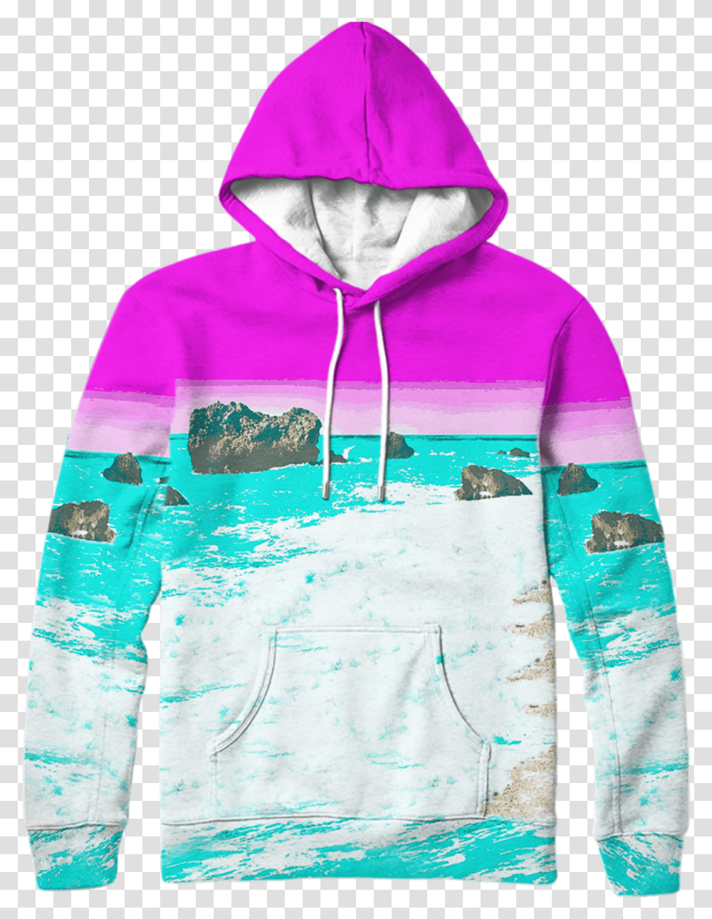 Vaporwave Palm Tree Fashion Vaporwave Aesthetic Hoodies Asthethic Hooodie, Clothing, Apparel, Sweatshirt, Sweater Transparent Png