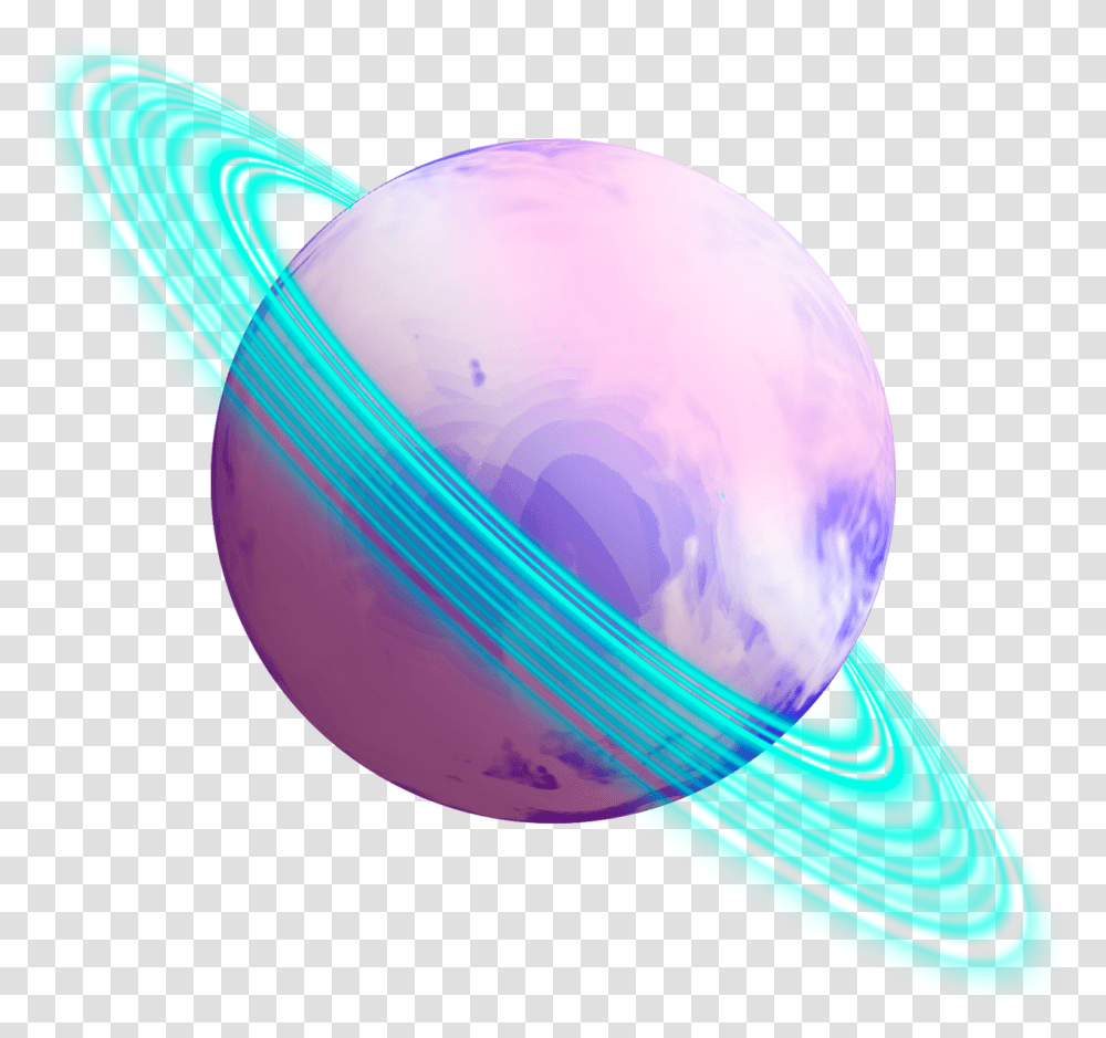 Vaporwave Planet, Sphere, Astronomy, Outer Space, Universe Transparent Png