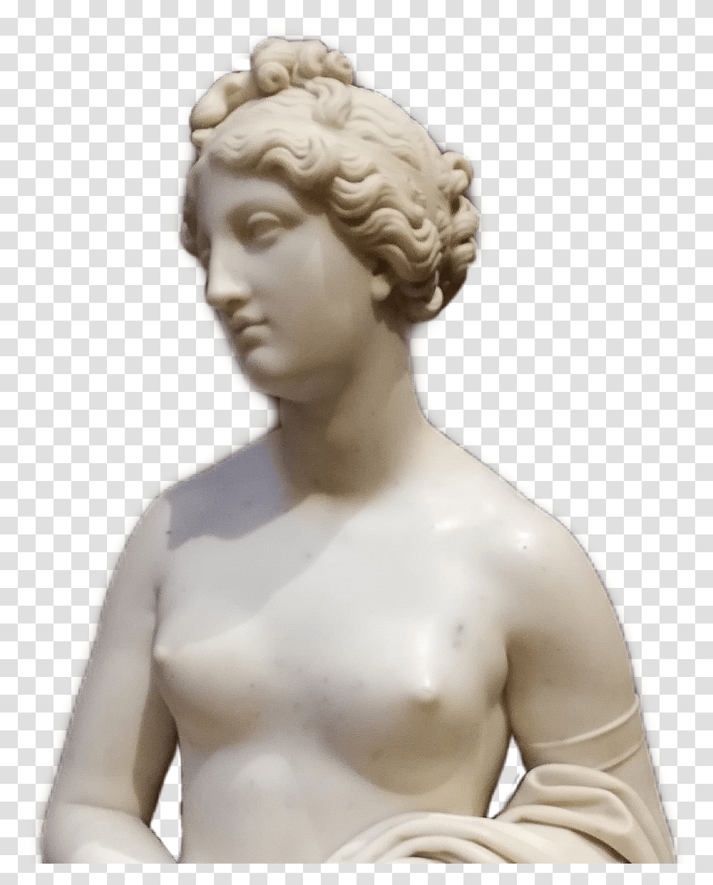 Vaporwave Statue, Head, Sculpture, Figurine Transparent Png