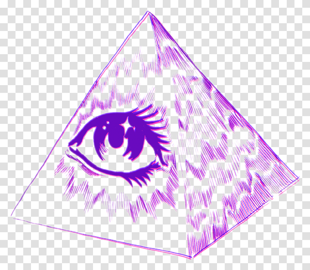 Vaporwave, Triangle, Cone Transparent Png