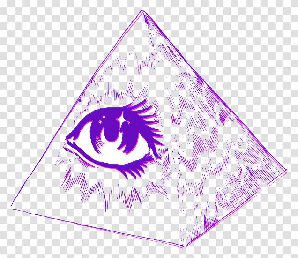 Vaporwave, Triangle, Cone Transparent Png