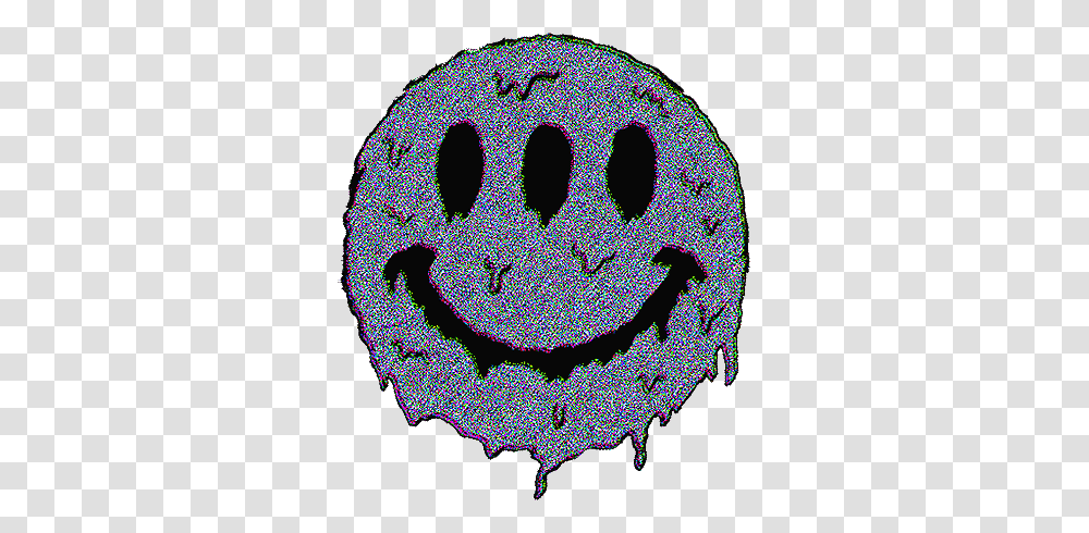 Vaporwave Trippy Trip Smile Smiley Emoji Tumblr Aesthet, Rug, Pattern, Ornament, Purple Transparent Png