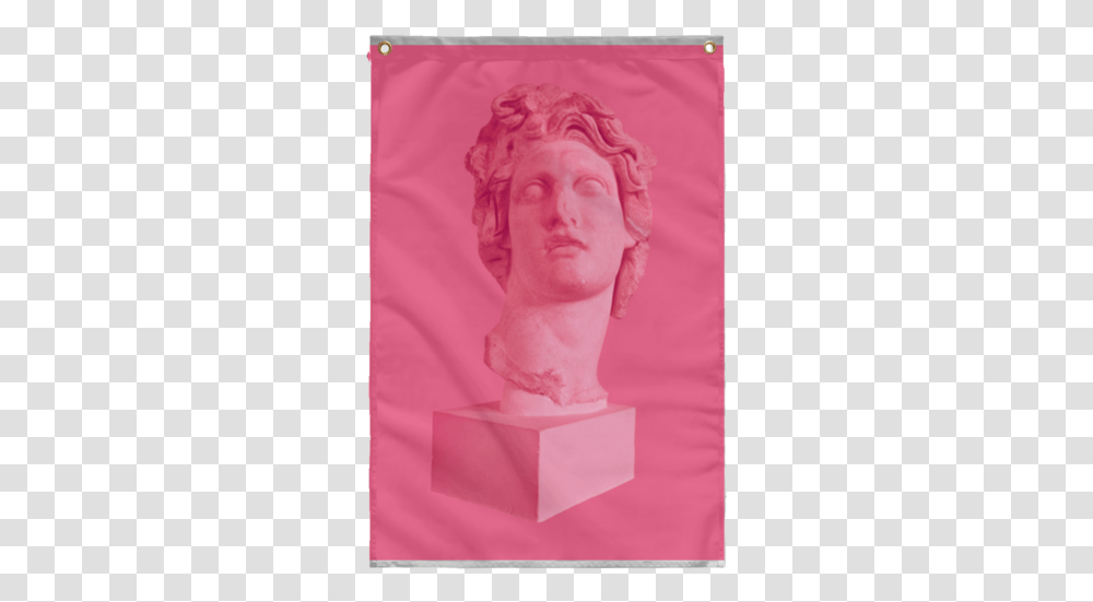 Vaporwave Vaporwave Button, Head, Sculpture, Art, Statue Transparent Png