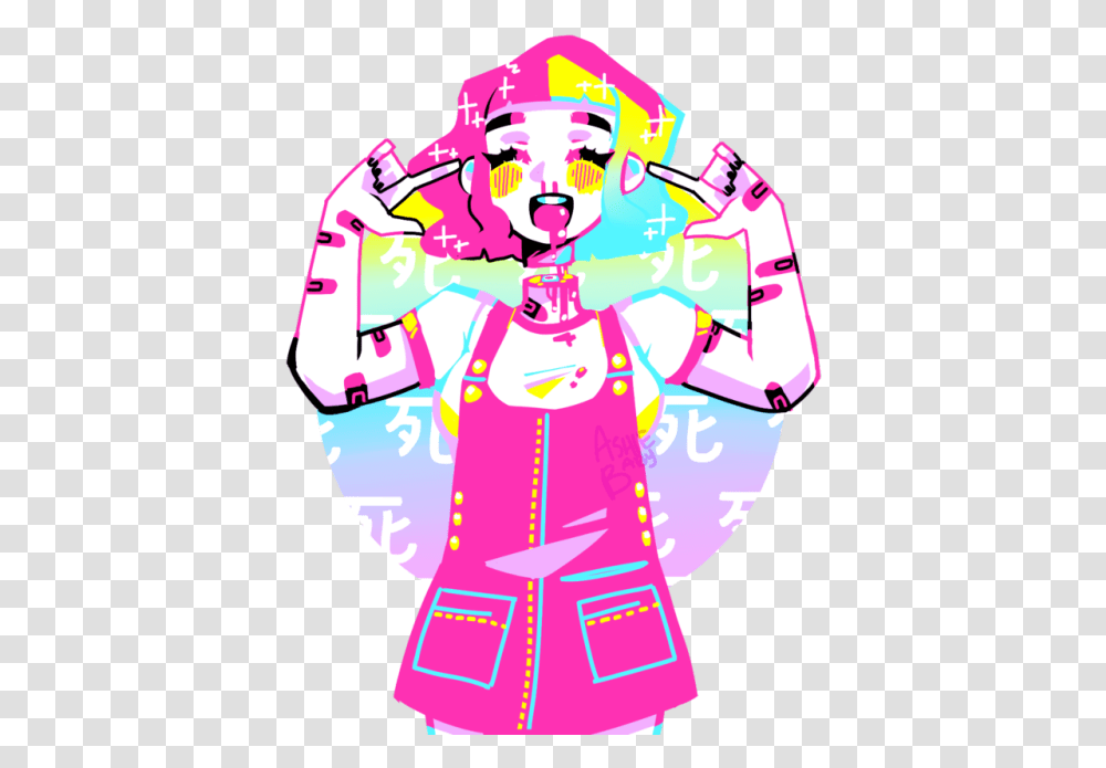 Vaporwave Vector Dead Ashie Baby, Performer, Leisure Activities, Magician, Crowd Transparent Png