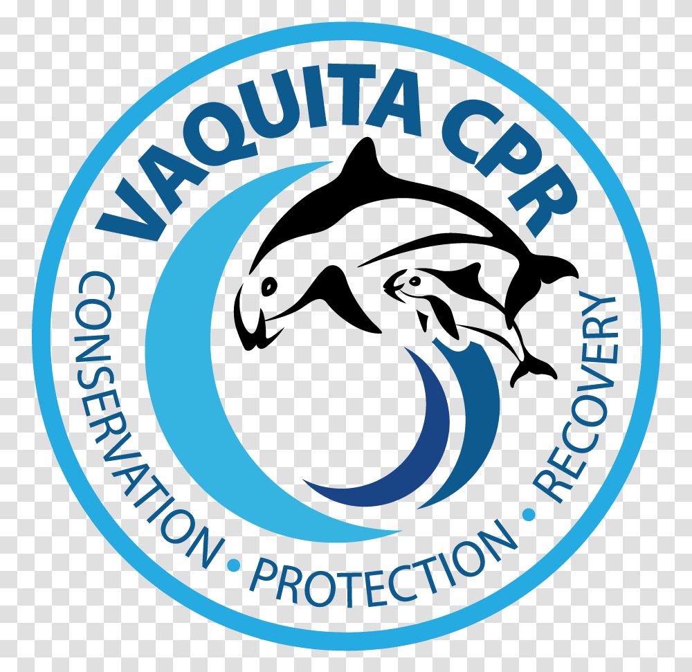 Vaquita Logo English Color Vaquita Cpr Logo, Label, Sticker Transparent Png