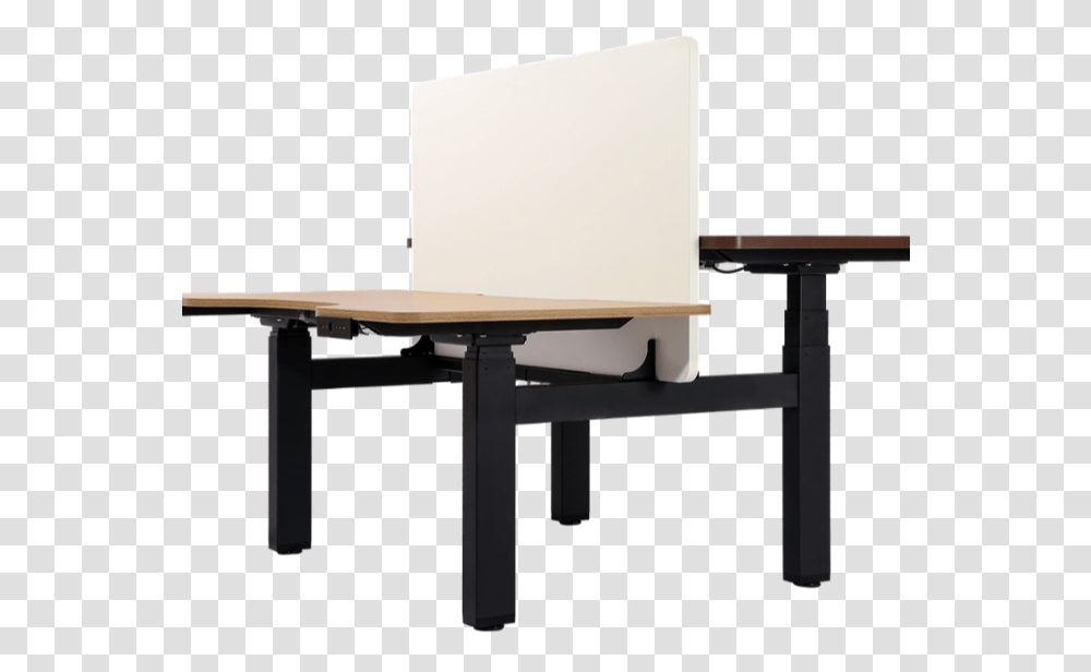 Variable Height Office Desk Electric Standing Desk Table, Furniture, Tabletop, Chair, Plywood Transparent Png