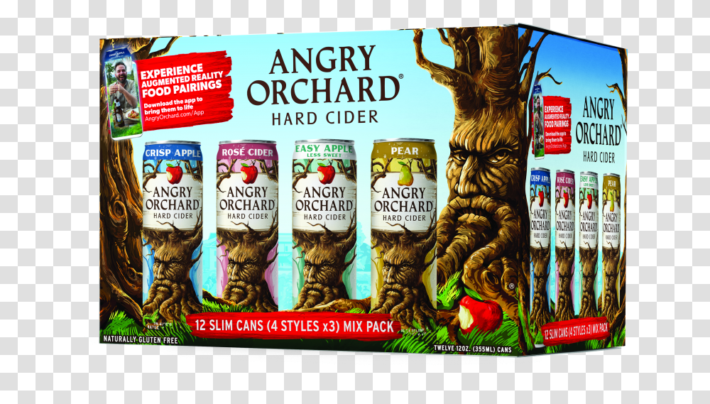 Variety Packs Angry Orchard 12 Pack Variety, Person, Tiger, Food, Tin Transparent Png