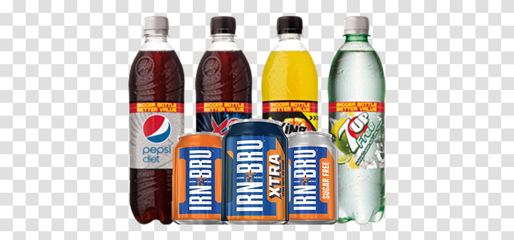 Various Carbonated Soft Drinks, Soda, Beverage, Ketchup, Food Transparent Png