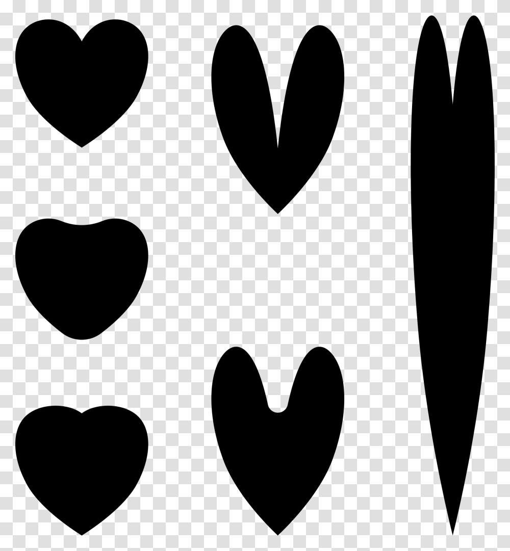 Various Heart Shapes Clip Arts Heart, Gray, World Of Warcraft Transparent Png