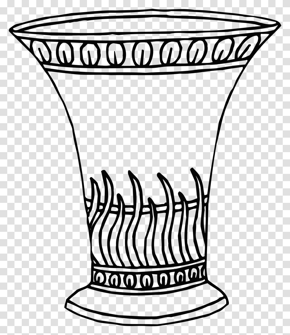 Vase Clipart Line Drawing, Light, Hair, Jar, Urn Transparent Png