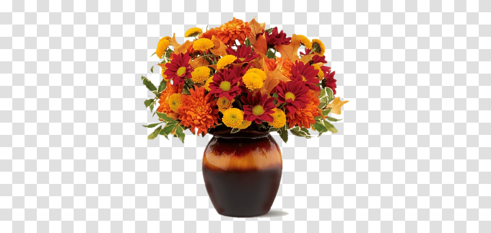 Vase Of Fall Flowers Image With No Common Zinnia, Plant, Flower Arrangement, Flower Bouquet, Jar Transparent Png