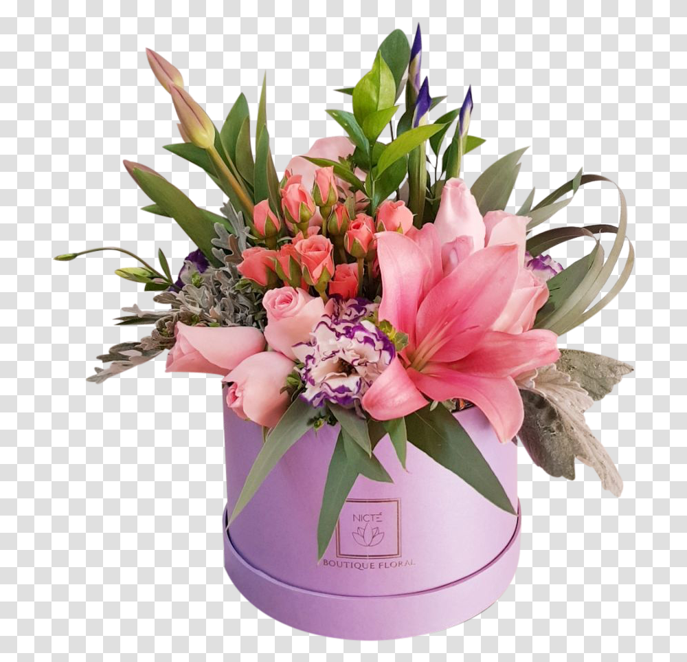 Vase Of Pink Lilies, Plant, Flower Bouquet, Flower Arrangement, Blossom Transparent Png
