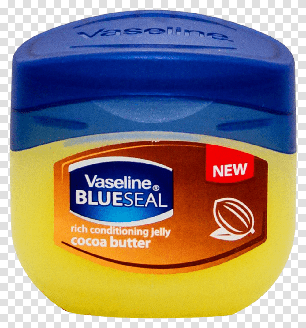 Vaseline Blue Seal Rich Conditioning Jelly Cocoa Butter Vaseline Blue Seal Cocoa Butter, Cosmetics, Deodorant, Bottle Transparent Png