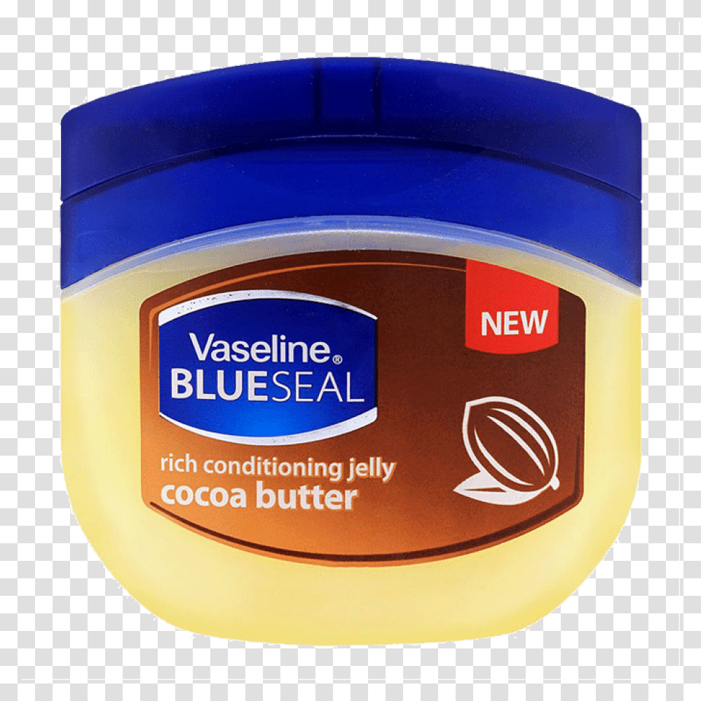 Vaseline Conditioning Jelly Cocoa Butter 250 Ml Blueseal, Label, Tape, Bottle Transparent Png