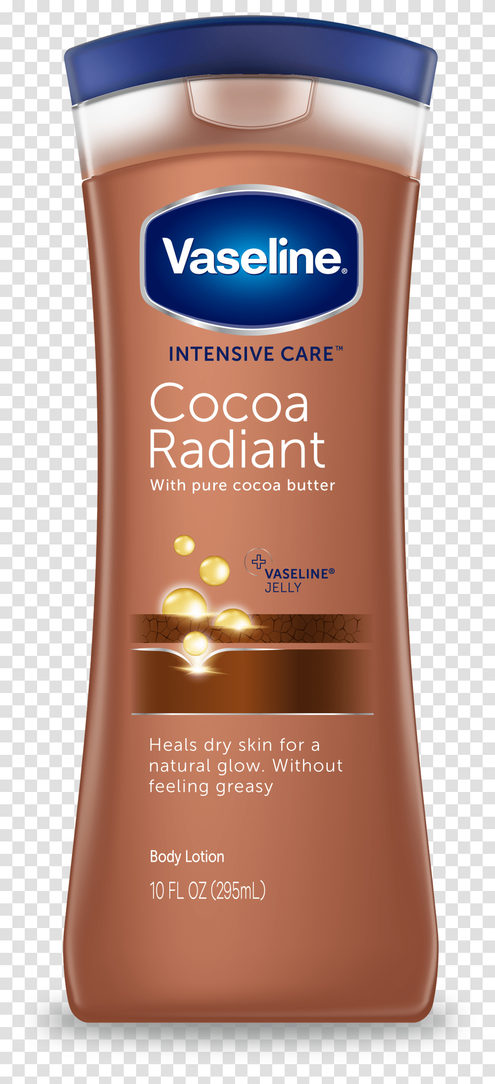 Vaseline Intensive Care Body Lotion Cocoa Radiant Chocolate, Bottle, Cosmetics, Sunscreen, Label Transparent Png
