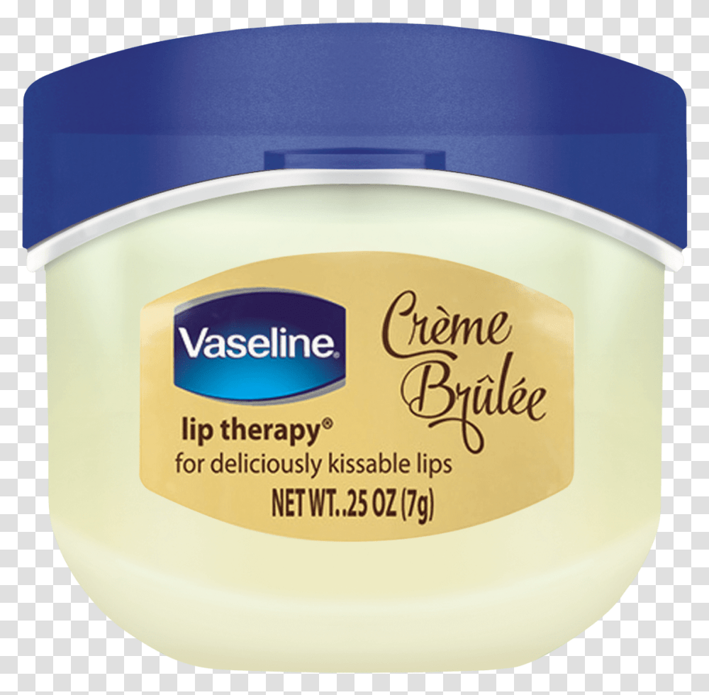 Vaseline Vaseline Lip Therapy Crme Brulee Mini Unilever Vaseline, Milk, Beverage, Drink, Bottle Transparent Png