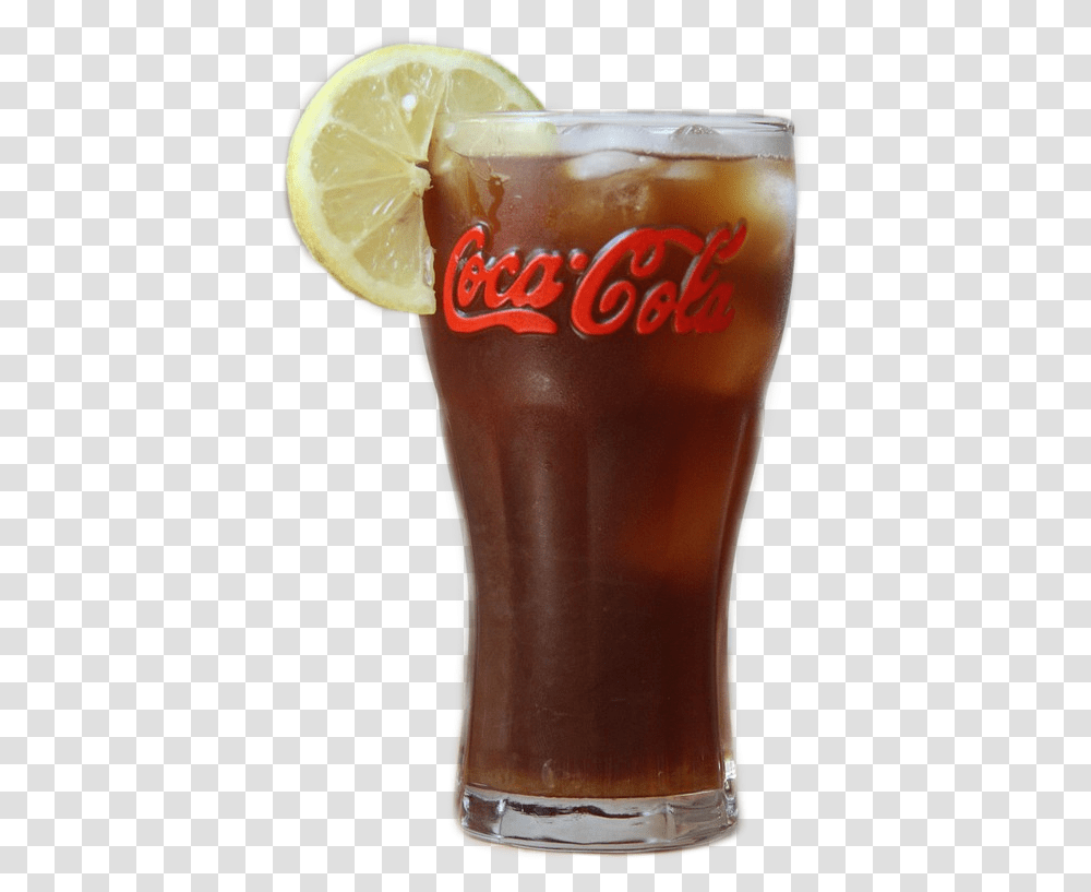 Vaso Refresco Coca Cola Limon Coca Cola, Beverage, Drink, Soda, Coke Transparent Png
