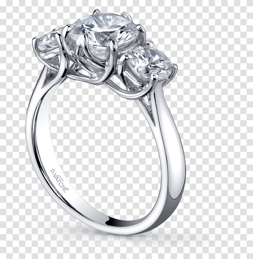 Vatche 3 Stone Royal Crown Engagement Ring Pre Engagement Ring, Jewelry, Accessories, Accessory, Platinum Transparent Png