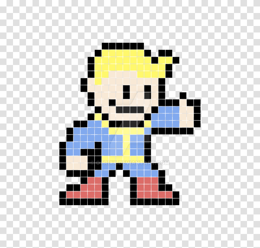 Vault Boy Bit, Robot, Minecraft, Pac Man Transparent Png