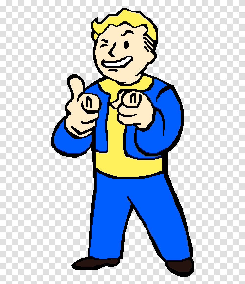 Vault Boy Finger Guns, Hand, Poster, Advertisement, Fist Transparent Png