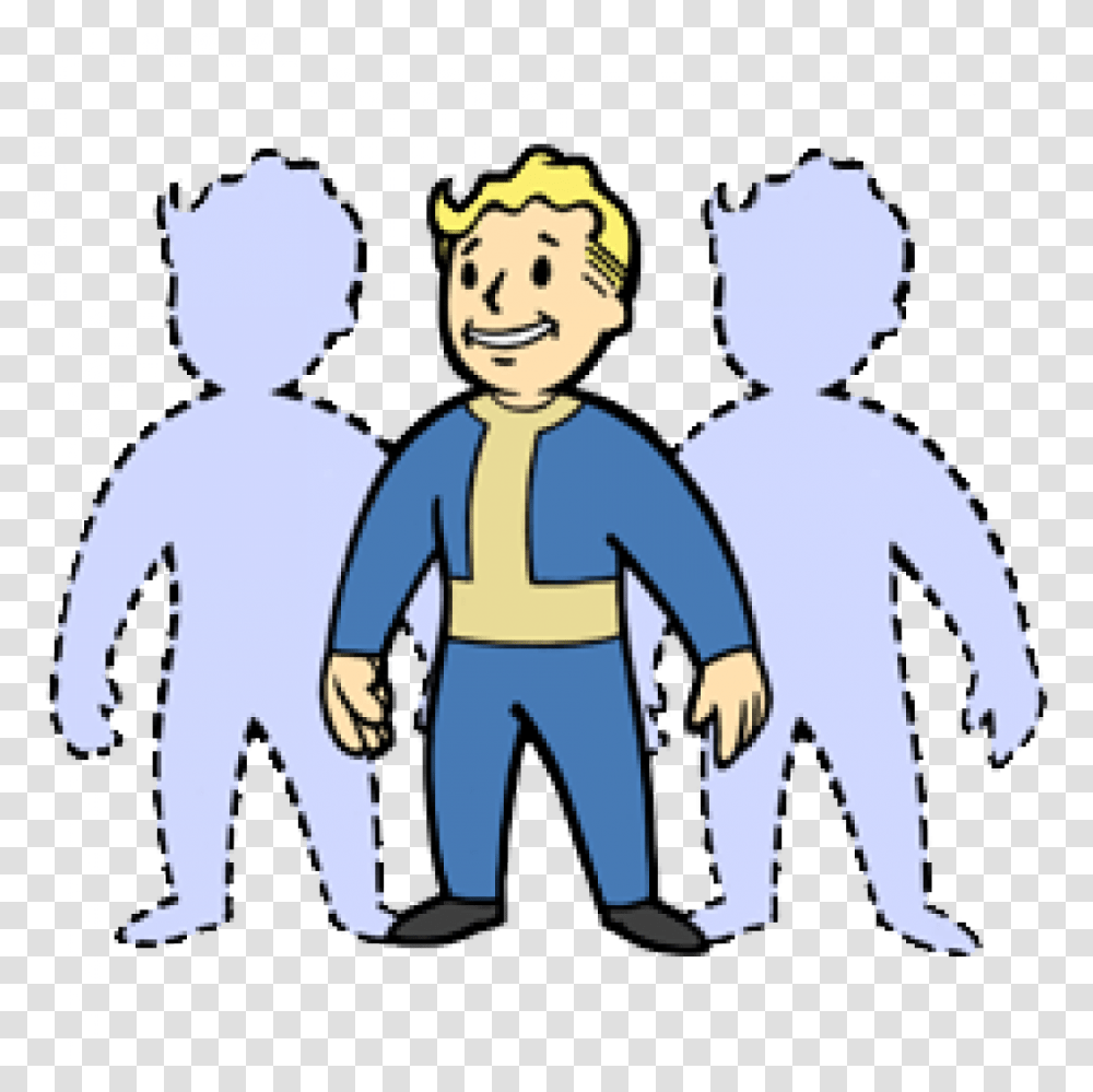 Vault Boy New Vegas Perks, Hand, Family, Holding Hands, Drawing Transparent Png