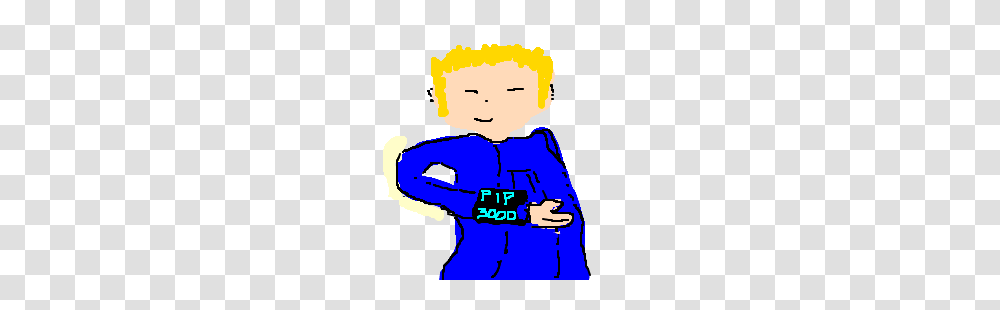 Vault Dweller Gets A New Pip Boy Is Statisfied Drawing, Person, Logo Transparent Png