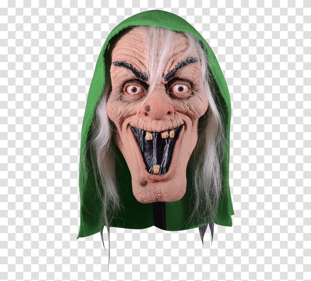 Vault Keeper Mask Tales From The Crypt Witch, Head, Person, Human, Mouth Transparent Png