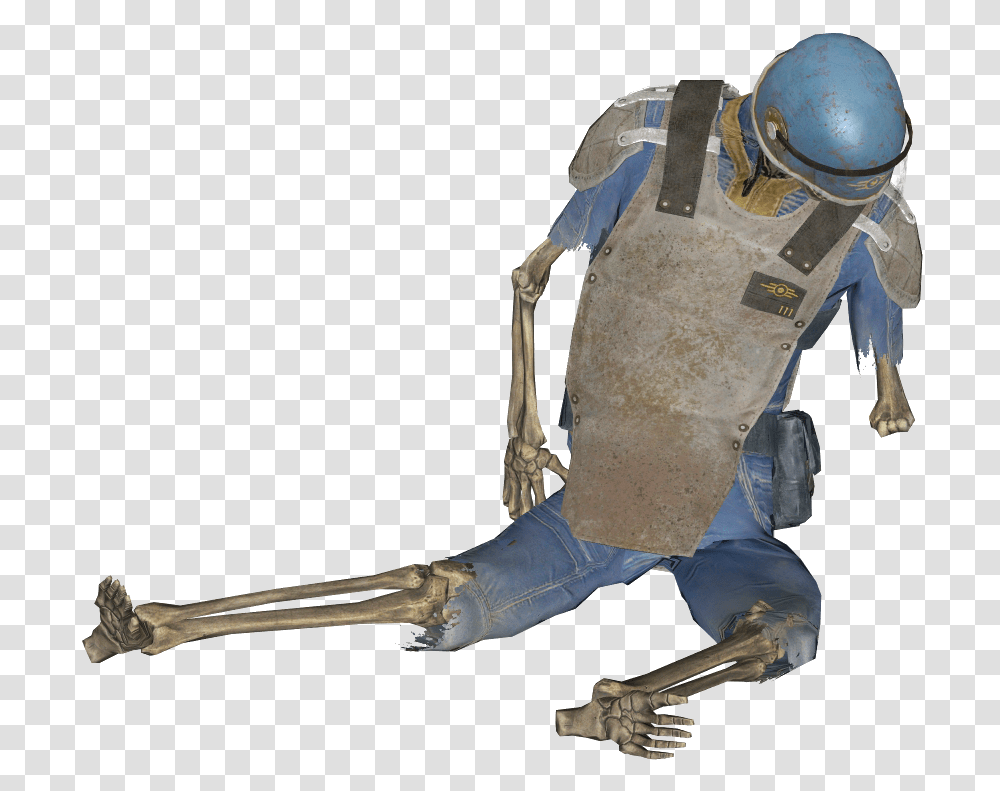 Vault Tec Armor Skeleton Fallout 4 Vault Skeleton, Helmet, Apparel, Person Transparent Png