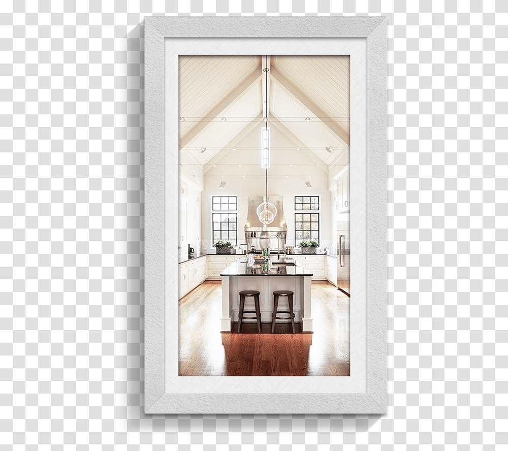 Vaulted Ceiling With Light Wood Beam, Indoors, Room, Interior Design, Architecture Transparent Png