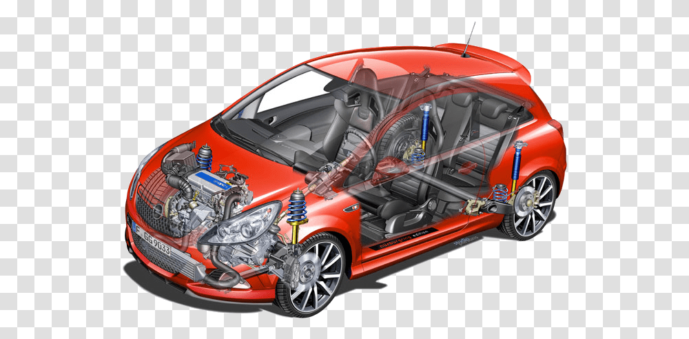 Vauxhall Corsa Vxr Suspension, Machine, Car, Vehicle, Transportation Transparent Png