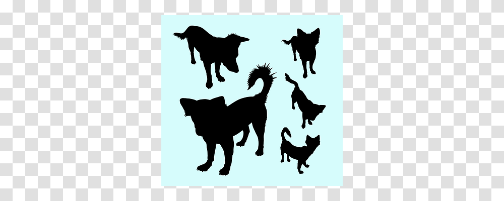 Vector Silhouette, Stencil, Dog, Pet Transparent Png