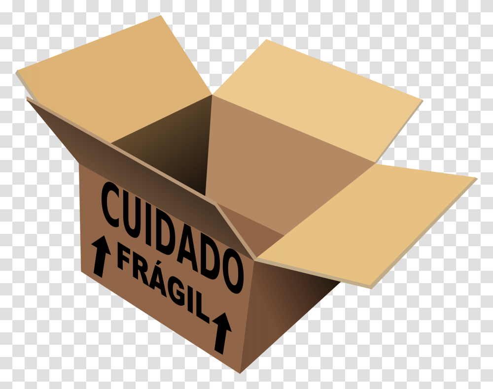 Vector 3d Cardboard Box, Carton, Package Delivery Transparent Png