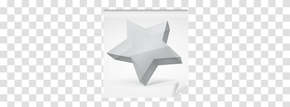 Vector 3d Star For Your Graphic Design Wall Mural • Pixers We Live To Change Horizontal, Sink Faucet, Paper, Art, Symbol Transparent Png