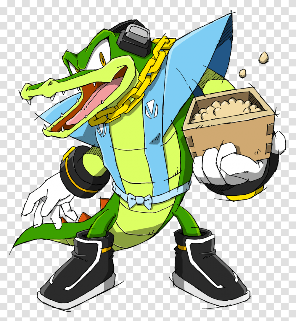 Vector Alligator Sonic Forces Sonic Boom Vector The Crocodile, Costume, Mascot, Food Transparent Png