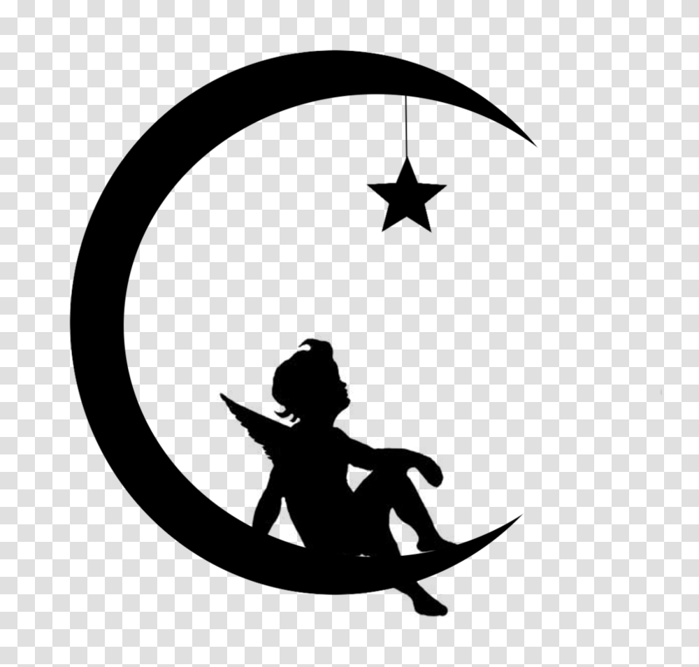 Vector And Sun Moon Stars Clipart Black And White Silhouette Gray World Of Warcraft Transparent Png Pngset Com